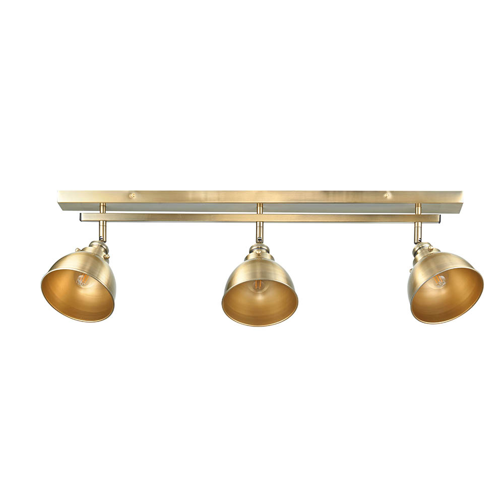 Antique brass spotlight deals bar